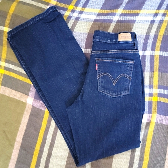 Levi's 512 Perfectly Slimmy Boot cut denim blue jeans Size 4 M - Picture 2 of 6